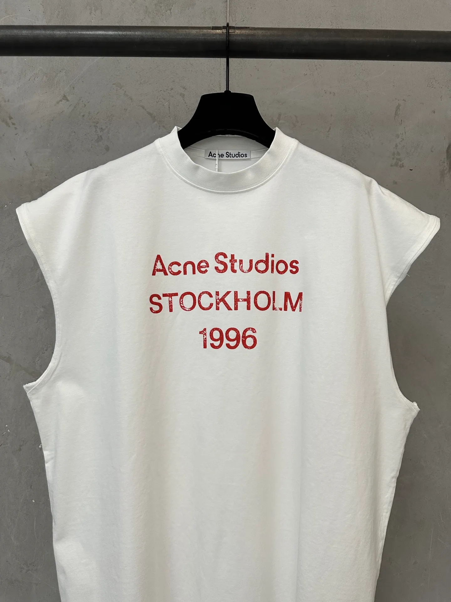 ￼ 110 Acne studios 26ss Classic logo : g Same Style Color: Black White Size: XS S M L